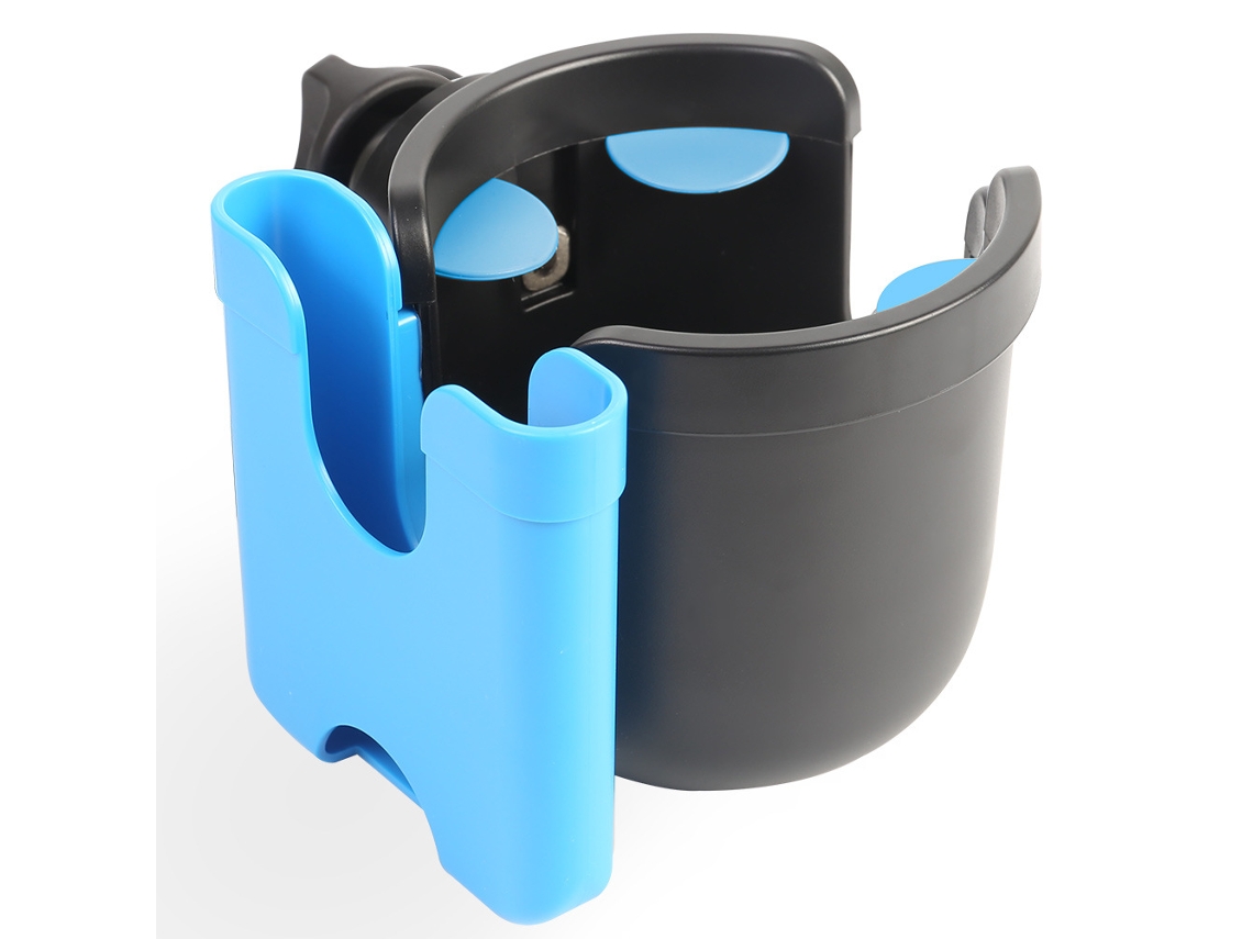 Suporte para Copo e Garrafa em Carrinho de Bebê, Azul, 10 Cm AQUAFORGE