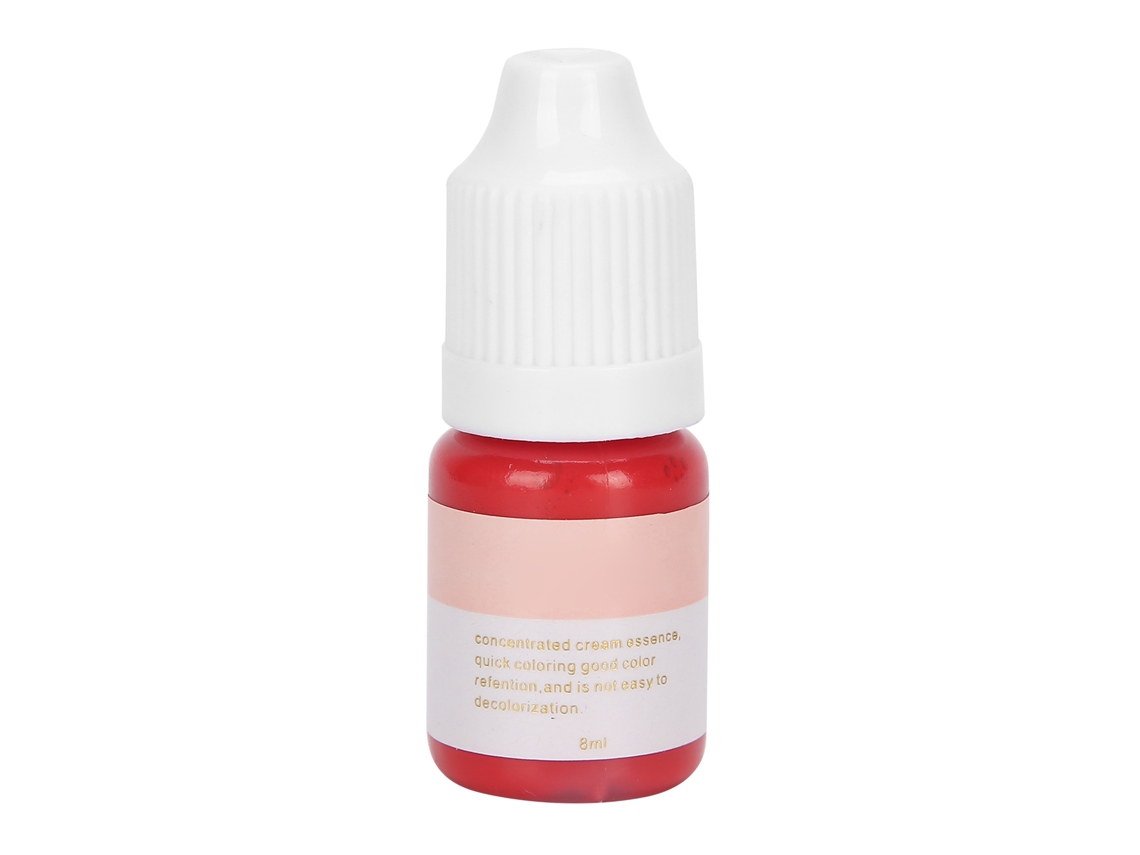 Pigmento De Microblading Labial 8ml Tinta Semipermanente Para Tatuagem De Lábios Maquiagem (vermelho 1)