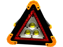 Sinalizador De Estrada Triangular Soimiss Cob Led 50w Bateria Não Incluída