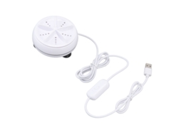 Máquina de Lavar Mini Ultrassônica Portátil, USB, para roupas íntimas, meias, viagem ou dormitório | S/MARCA