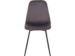 Cadeira Castanho Velvet KASA 1 un