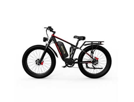 DUOTTS e-bike S26 pro preto 750W2 motor 48V20AH velocidade máxima 50km/h