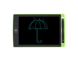 Tableta de Escrita LCD 8.5 polegadas para Crianças SMART GRAFFITI Drawing Board Monocromática Verde | S/MARCA
