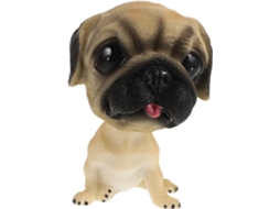 Cachorro De Cabeça Oscilante, Carro Com Boneco De Cabeça Oscilante, Decoração Para Casa, Acessório De Desenho Animado Em Resina