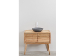 Conjunto De Móveis De Banheiro Em Madeira Deleyna Madera De Mindi Sklum