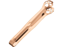 Pinça De Cozinha Em Formato Pata Gato Cor Aço Inoxidável Clipe Manual Design Fofo Para Servir Doces, Saladas E