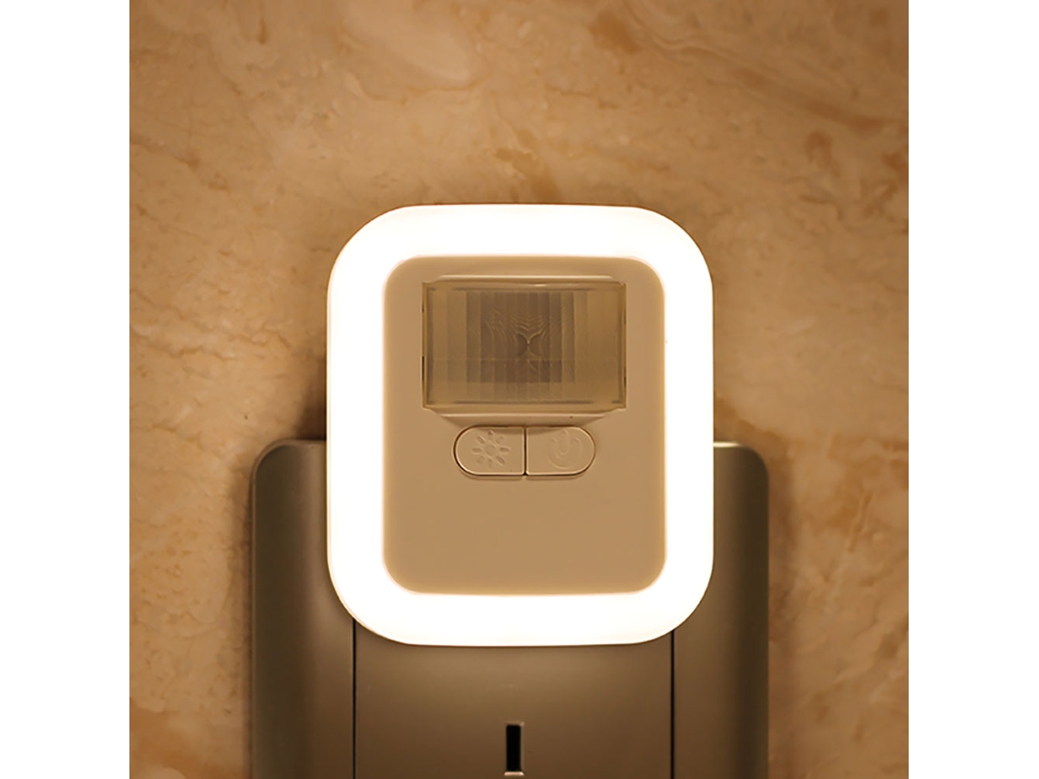 Luz de Noite Led com sensor de movimento ajustável para ambientes internos | S/MARCA