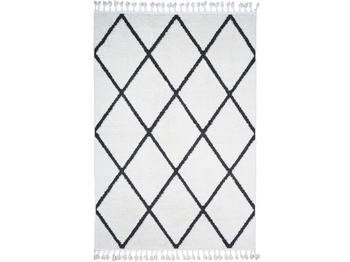 Consilio Concept Tapete Estilo Berbere Moderno Berber 160x230 Cm Marfim