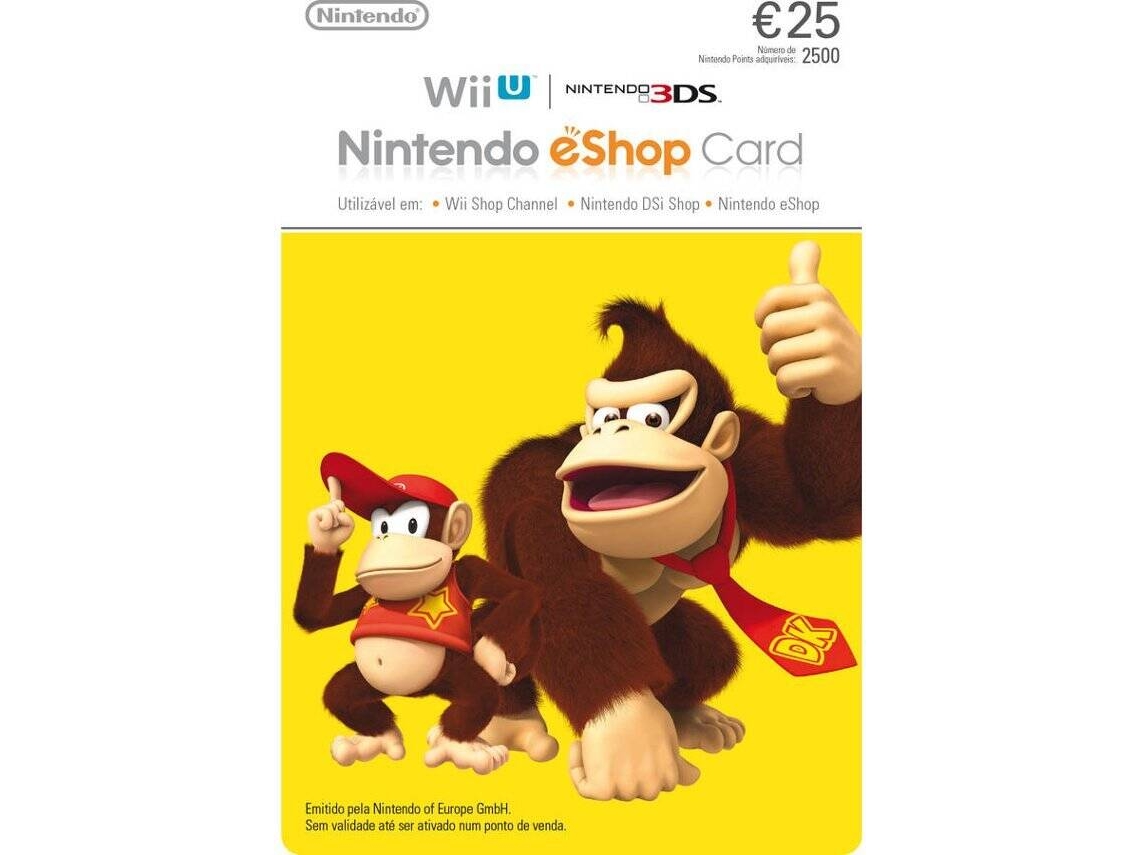 Cartão Nintendo Eshop - 25 Euros