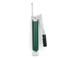 Pistola de graxa de alavanca de 400 cc para veículos, ferramenta de lubrificação com mangueira flexível de alta resistência.