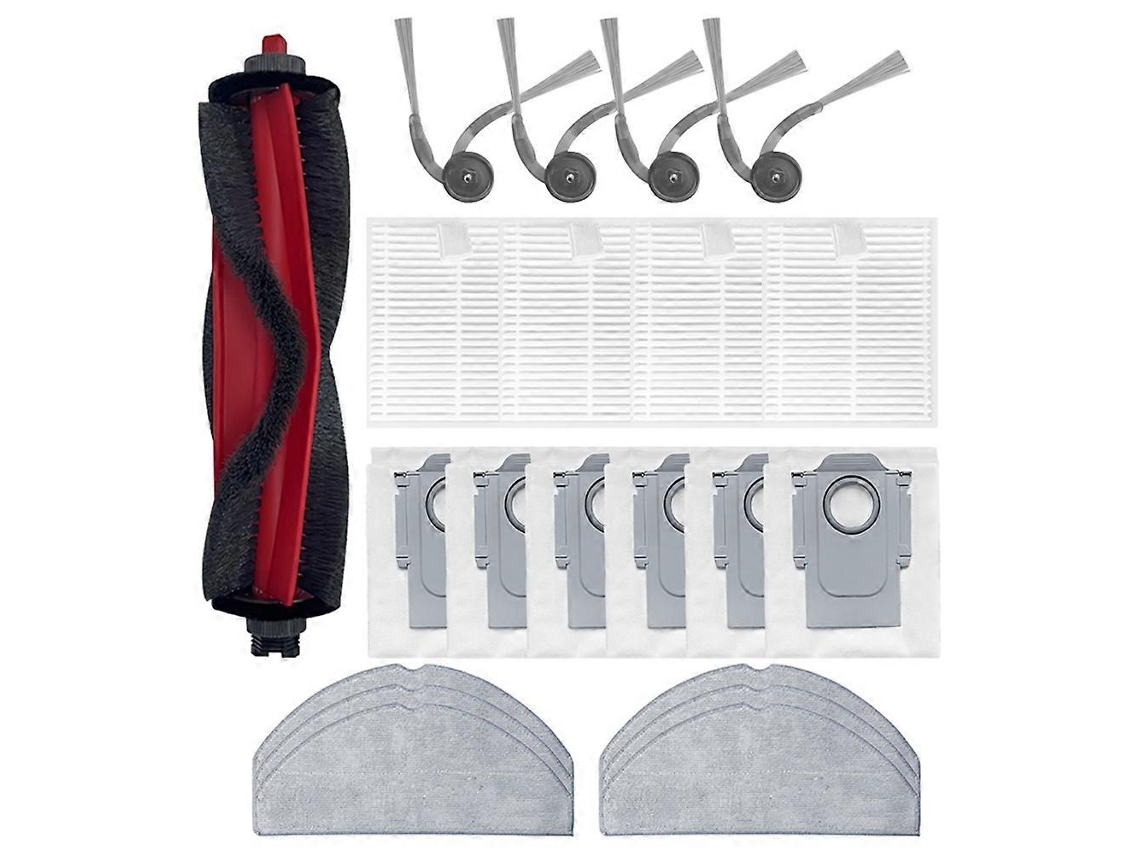 21 Peças Para Aspirador Robô Q7tf/q7tf+ Peças De Reposição Escova Lateral Principal Filtro Hepa Pano De Limpeza D_ozo