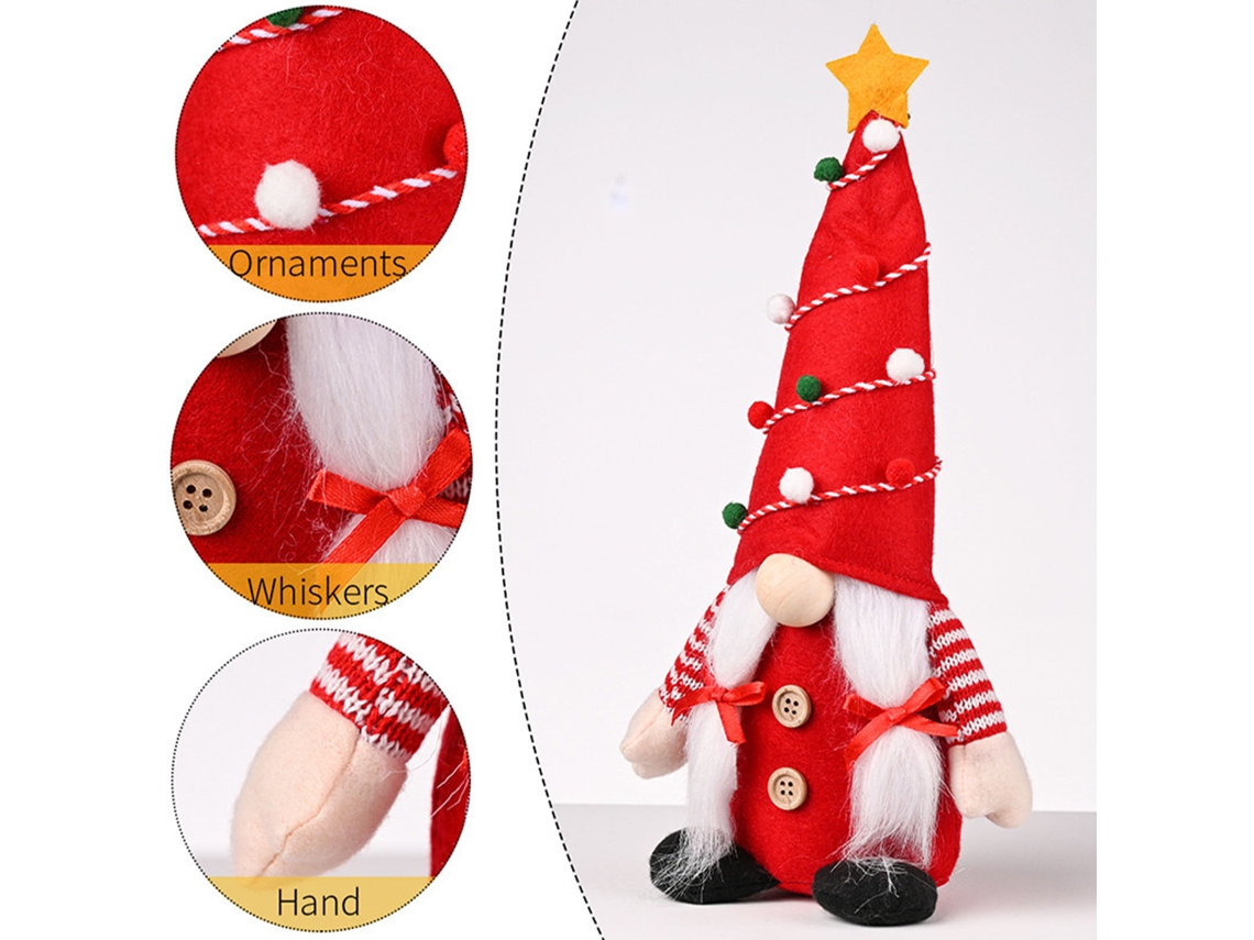 Decoração De Natal Laxiscreed Chapéu De Rena Com Chifres E Estrela Para Árvore Ou Boneco Natal