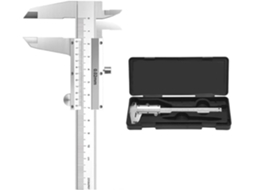 Paquímetro Vernier Mini Medidor De Profundidade 100 Mm, Aço Carbono