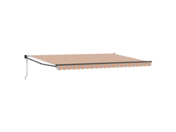 Toldo Retrátil Automático Vidaxl Multicolorido Tecido