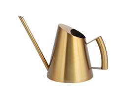 Regador, Em Aço Inoxidável, 1500 Ml, Bico Longo, Para Plantas, Flores, Bonsai E Vasos Em Áreas Interiores Ou Exteriores