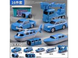 Carro De Engenharia De Transformação Magnética, Brinquedos De Montagem Aquaforge