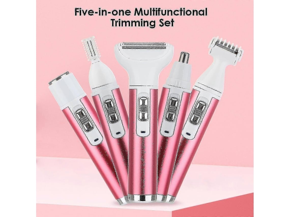 Kit De Aparador Multifuncional 5 Em 1 Cor Rosa