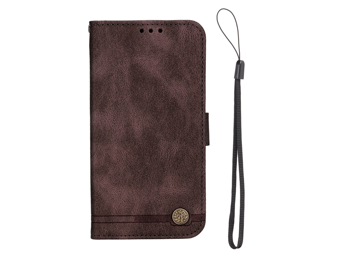 Capa de Telefone Carteira Iphone 13 EOOCOO (couro PU, suporte para cartões)