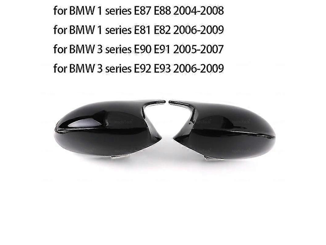 Capacete de Espelho Retrovisor M Style para Bmw E90 E91 E92 E93 E81 E87 E82 Preto 2004 2009 S/MARCA