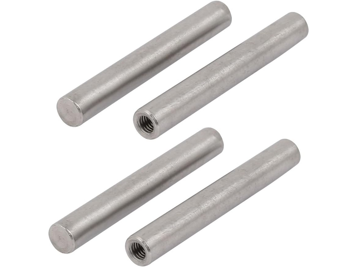 Pino Redondo 304 M5 com Rosca Fêmea, 8mm X 60mm , 4 Pçs CHABERLU