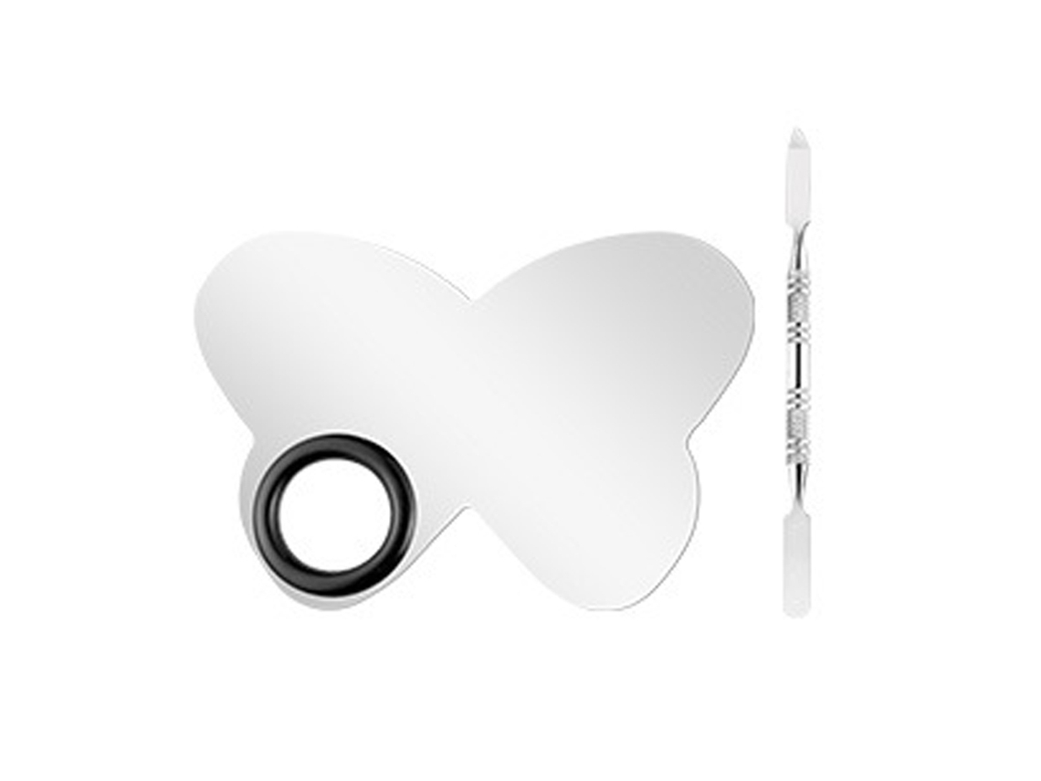 Ferramenta De Espátula De Paleta De Maquiagem Cosmética De Aço Inoxidável -St-01 ZMDECQNA