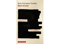 Livro Decir El Mal de Ana Carrasco-Conde (Espanhol)
