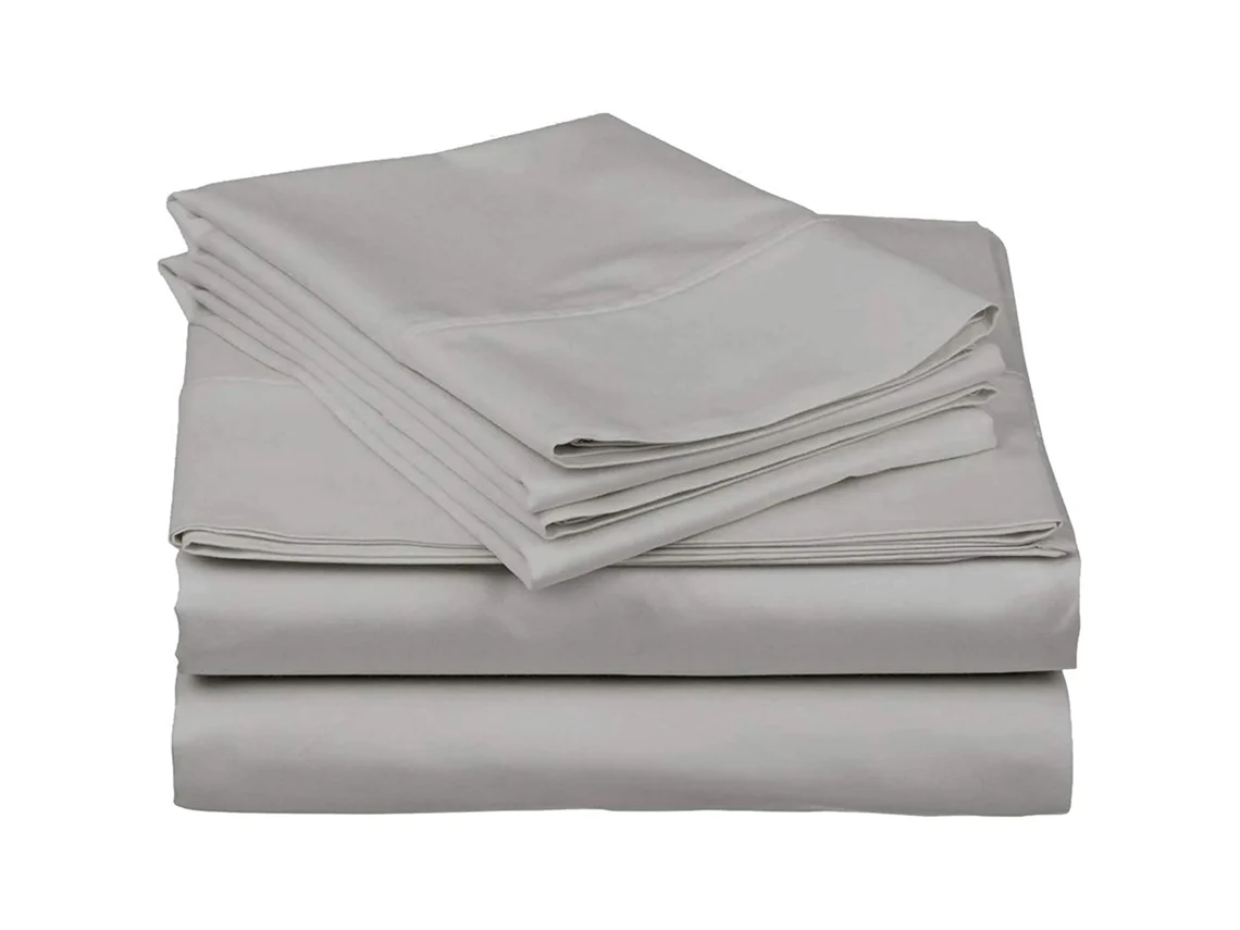 Conjunto De Lençóis De Luxo, Tamanho Queen, 100 Algodão Egípcio De Fibra Longa, Cetim, Bolsos Profundos, Lençóis Macios E Suaves, Tecido Respirável P