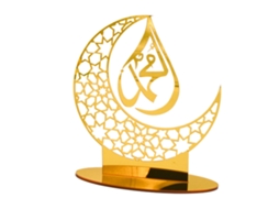Enfeite De Acrílico Eid Mubarak Para Ramadã