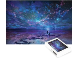 Quebra-cabeças 1000 Peças - Série Imaginação Fantasia Romântica Estrela Mar Quebra-cabeça (roxo)
