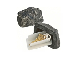 Fake Rock Key Hider Para Uso Do Jardim Ao Ar Livre, Simulação De Aparência Realista Decoração De Rocha Pequena Com Solução De Armazenamento Seguro, Pr