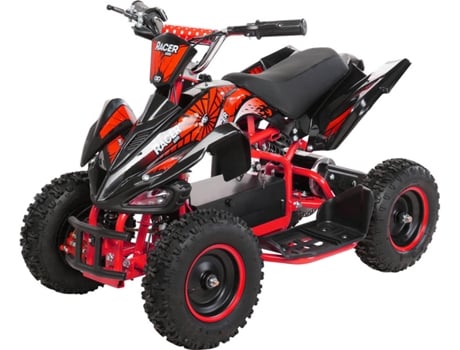 Mini Moto 4 ACTION&BIKES Racer Vermelho (Vel. Máxima: 25km/h)