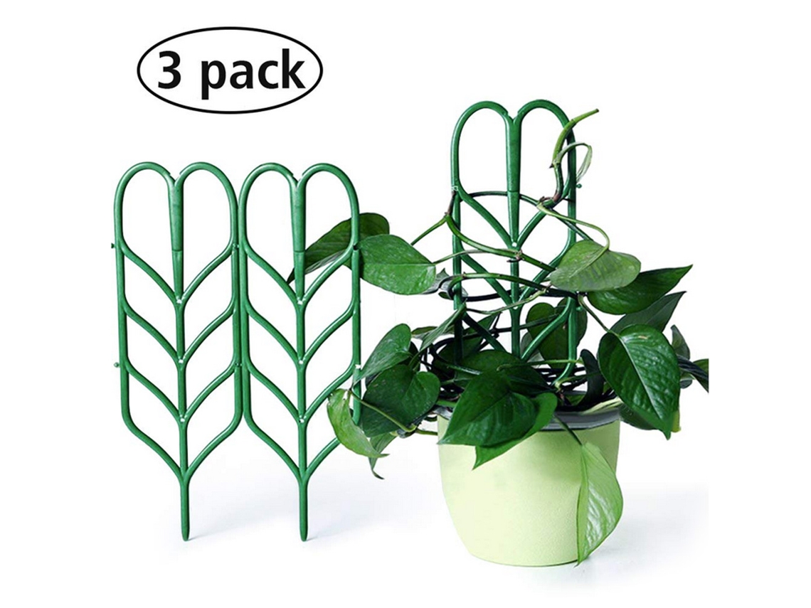 Trelho Plástico Diy Para Plantas Trepadeiras Em Vasos