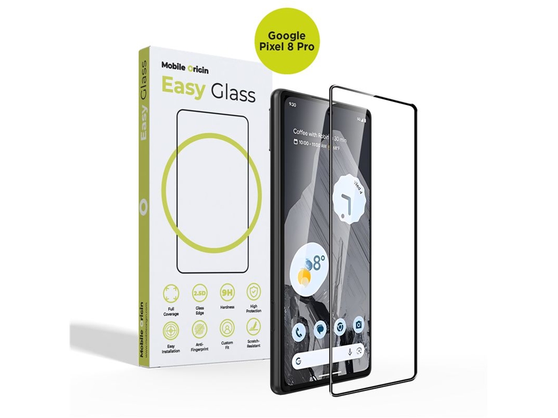 Mobile Origin Easyglass Para Proteção De Tela Do Google Pixel 8 Pro Sem Farpas.