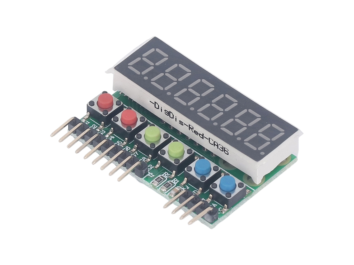 Módulo De Display De Tubo Digital 6 Dígitos Tm1637