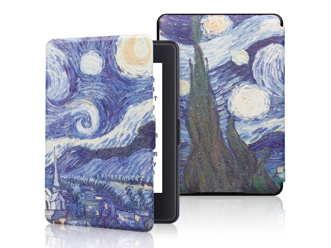 Capa Protetora Para E-reader Compatível Com Kindle Paperwhite 5 Em Couro Elysve