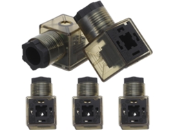 Conjunto De 5 Conectores Para Válvula Solenoide Hidráulica Com Luz Indicadora, Plástico Resistente