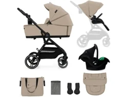 Carrinho KINDERKRAFT de Bebé Universal Yoxi 3 em 1 (Bege)