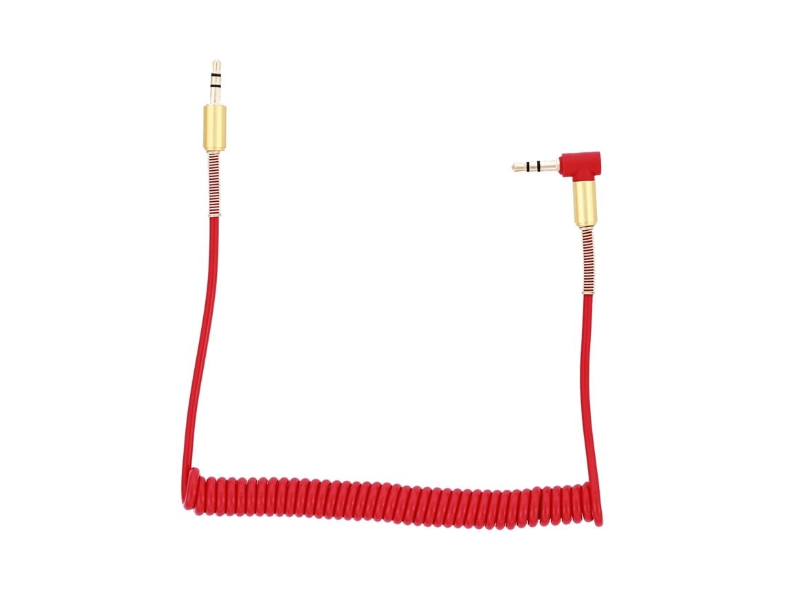 Cabo de Áudio TELLUR Jack 3,5 Mm 1,5 M Vermelho