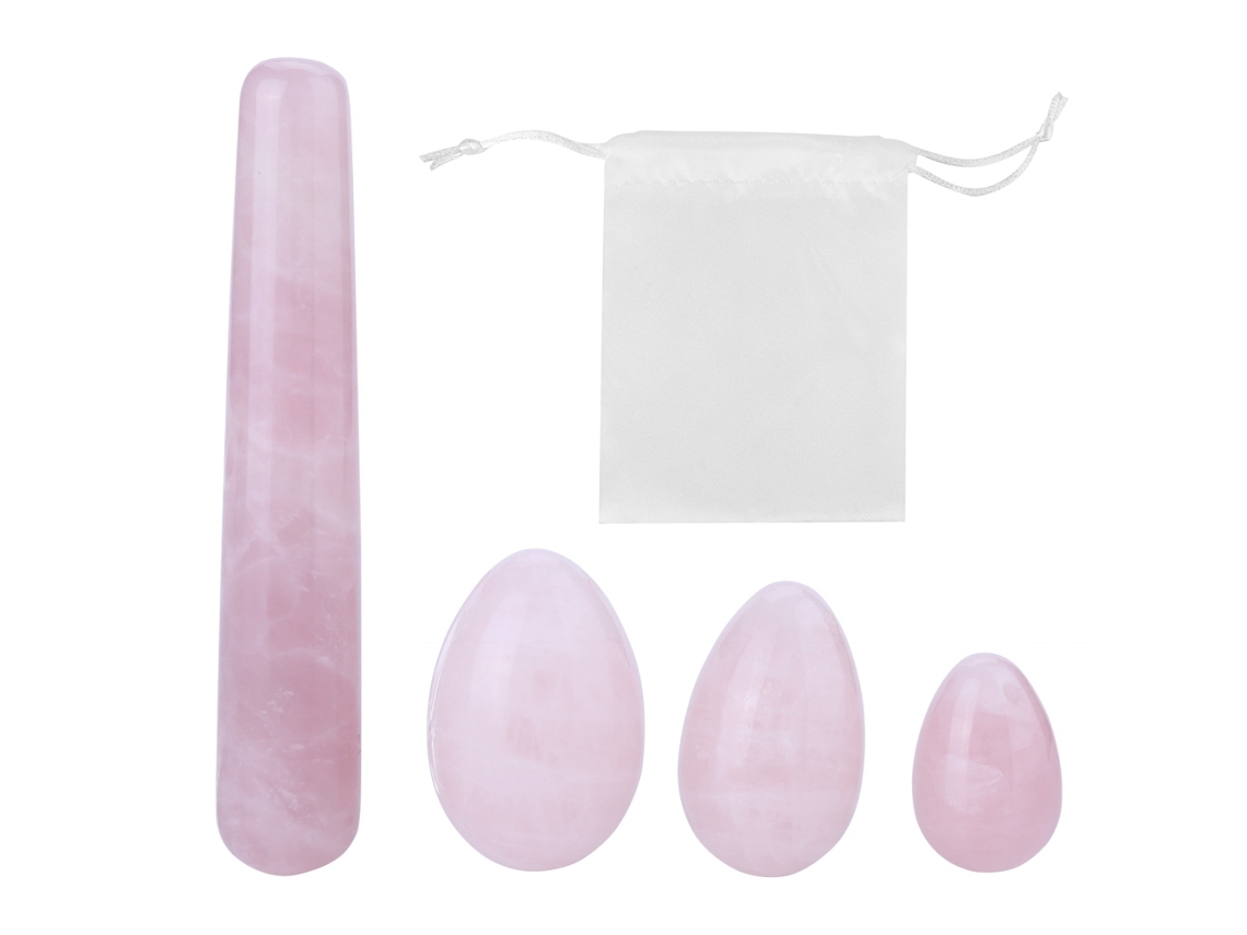 Conjunto De 4 Peças De Ovo Yoni E Massager Para Fortalecimento Vaginal Exercícios Kegel