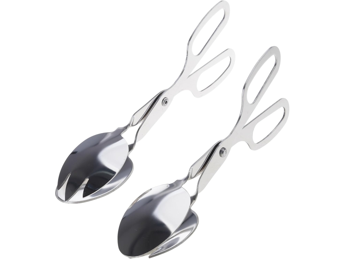 Pinça Para Churrasco, Fabricada Em Aço Inoxidável, Ideal Para Grelhar Ao Ar Livre, Atividades De Camping E Para Pão