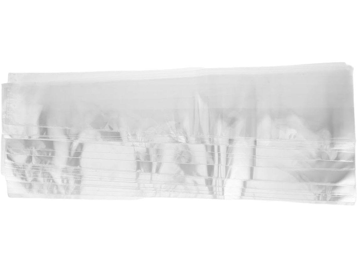 Embalagem Com 25 Abraçadeiras De Plástico Transparente