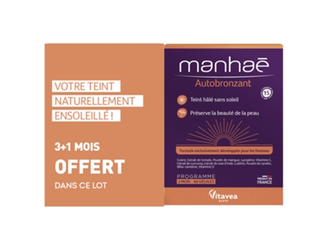 VITAVEA Manhaé Lote Autobronzeador de 2 X 60 Cápsulas