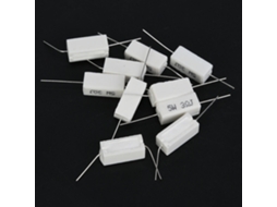 Resistor De Cimento 5w 3r 10pçs Componentes Eletrônicos