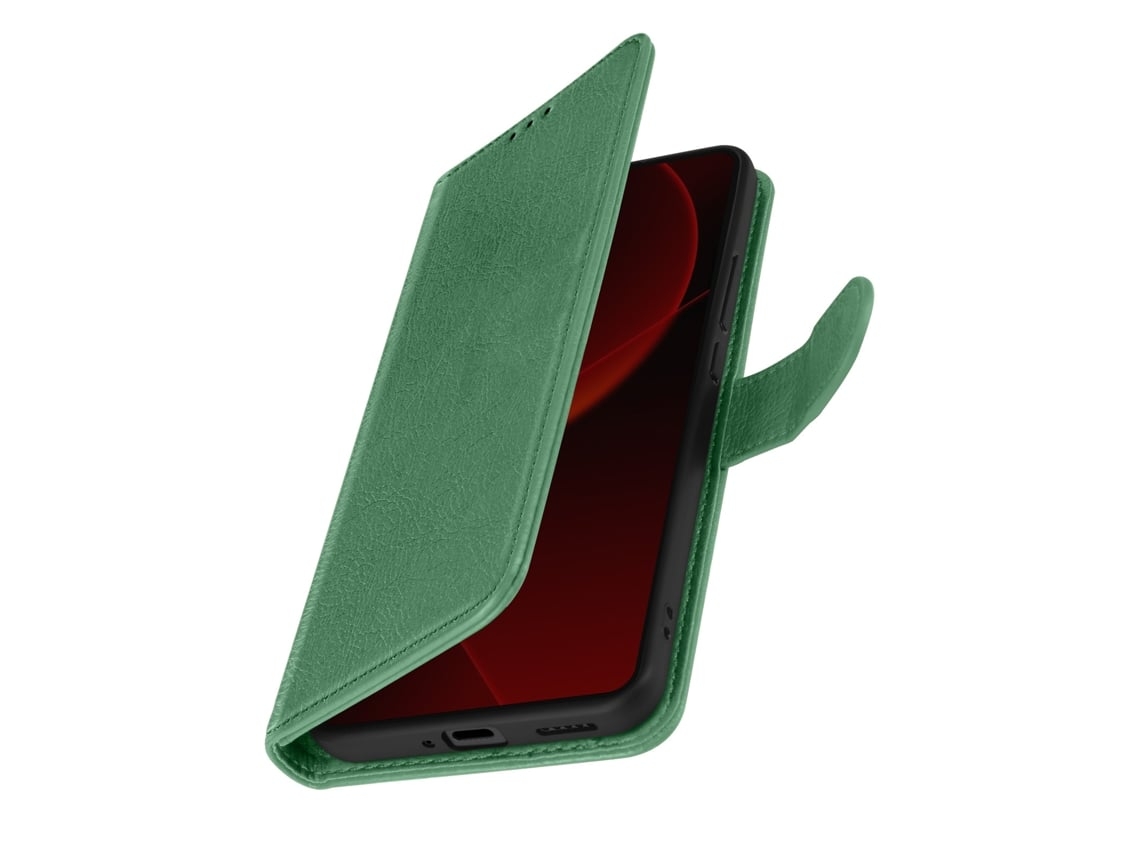 Capa Fólio Para Xiaomi Xiaomi 13t Pele Verde