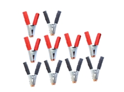 Conjunto De 5 Peças Grampos Teste Bateria Para Carros, Caminhões Ou Outros Veículos.