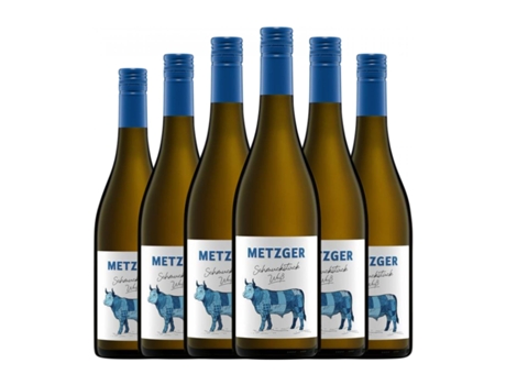 Vinho branco ULI METZGER Schmuckstück Weiß Sauvignon Branca Pfälz (0.75 L - 6 Unidades)