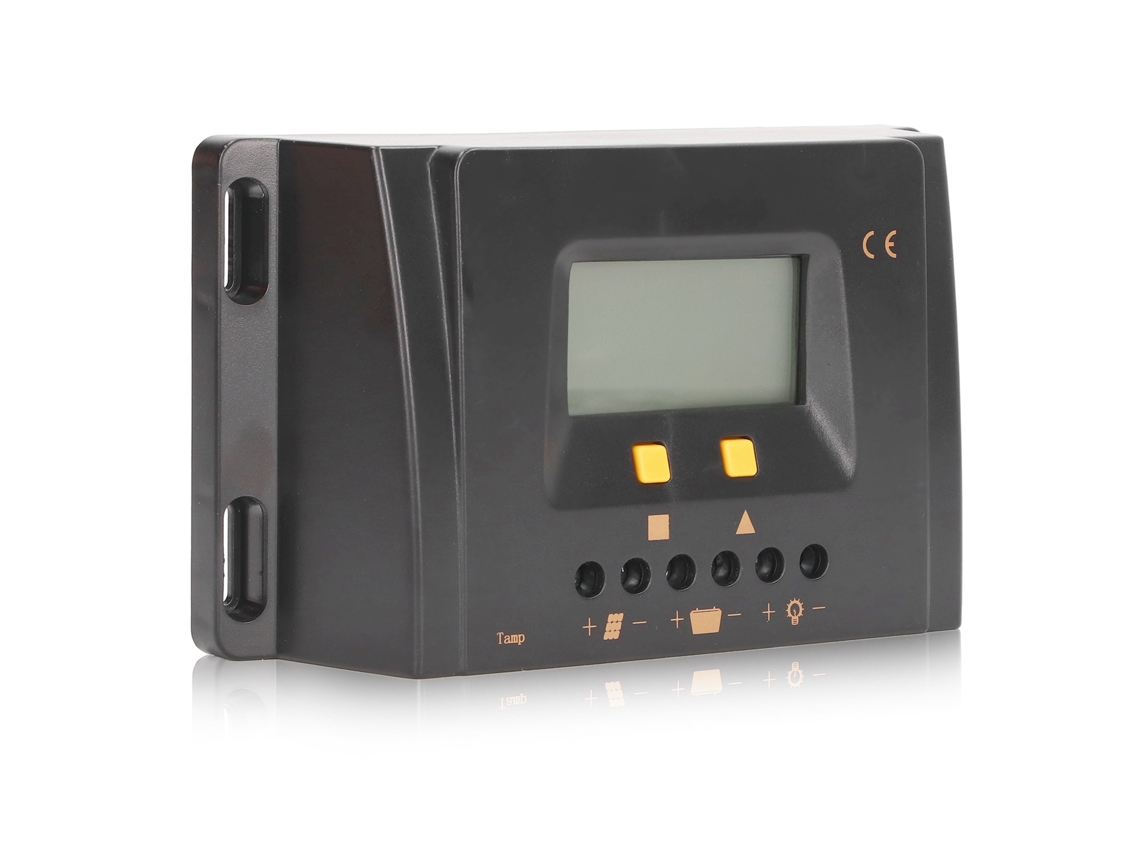 Controlador De Carga Solar Pwm Laxiscreed Com Reconhecimento Automático 12v/24v Para Painéis Fotovoltaicos