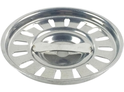 Filtro De Pia Em Aço Inoxidável 73 Mm Com Grade Para Escorredor