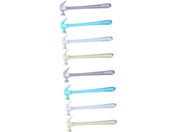 Conjunto De 8 Canetas Em Gel Ukcoco Com Ponta Fina, Nas Cores Dourada,
