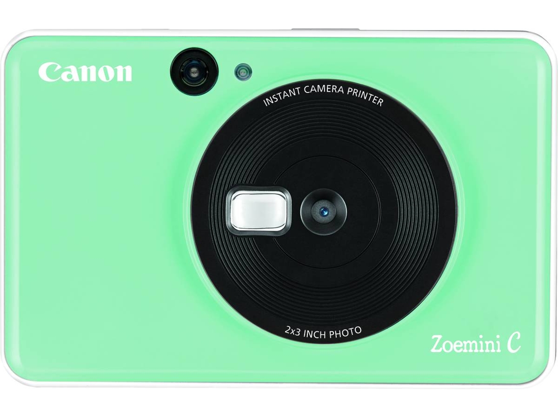 Máquina Fotográfica Instantânea CANON Zoemini C (Verde - Li-Po 700 mAh - 51 x 76 mm)